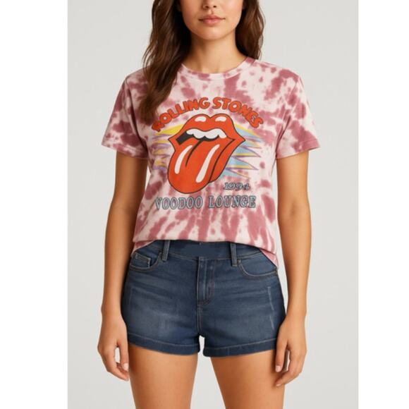 Victoria’s Secret Hipster Jean Shorts Y2K Distressed Size 4 - Picture 2 of 9